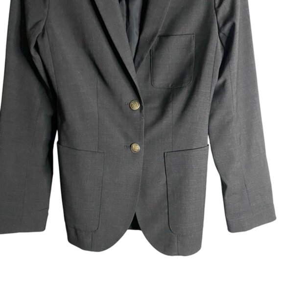 Aritzia x Talula Women's Gray Exeter Single Breasted Notch Lapel Blazer - Picture 4 of 12